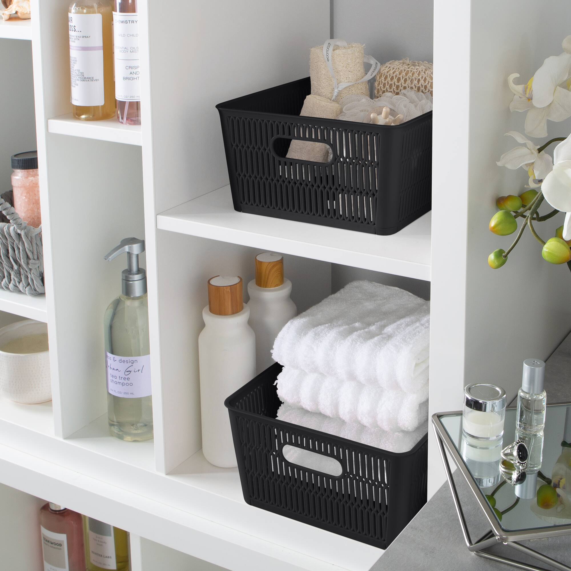 Simplify Slide Stack It Storage Tote Baskets